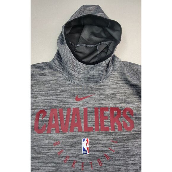Nike Cleveland Cavaliers Hoodie Men XLT Showtime Warmup‎ Sweatshirt Limited Use - Picture 1 of 9